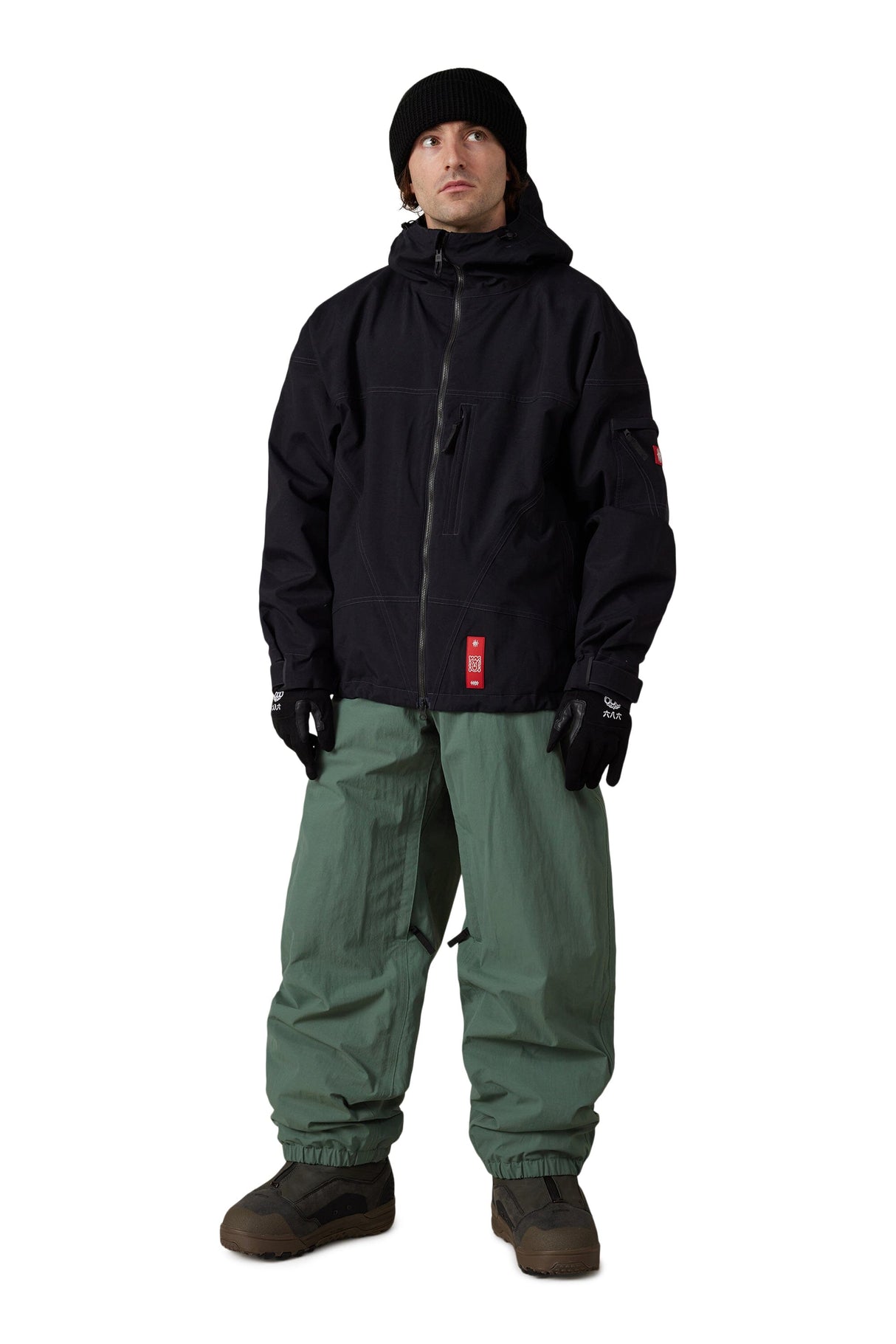 686 Dojo Shell Snow Pants Faded Green Crinkle 2027 Men's Snow Pants 686 