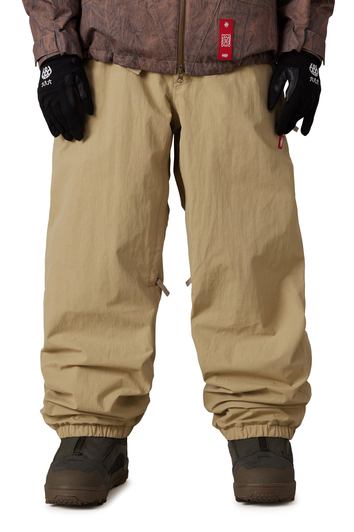 686 Dojo Shell Snow Pants Khaki Crinkle 2027 Men's Snow Pants 686 