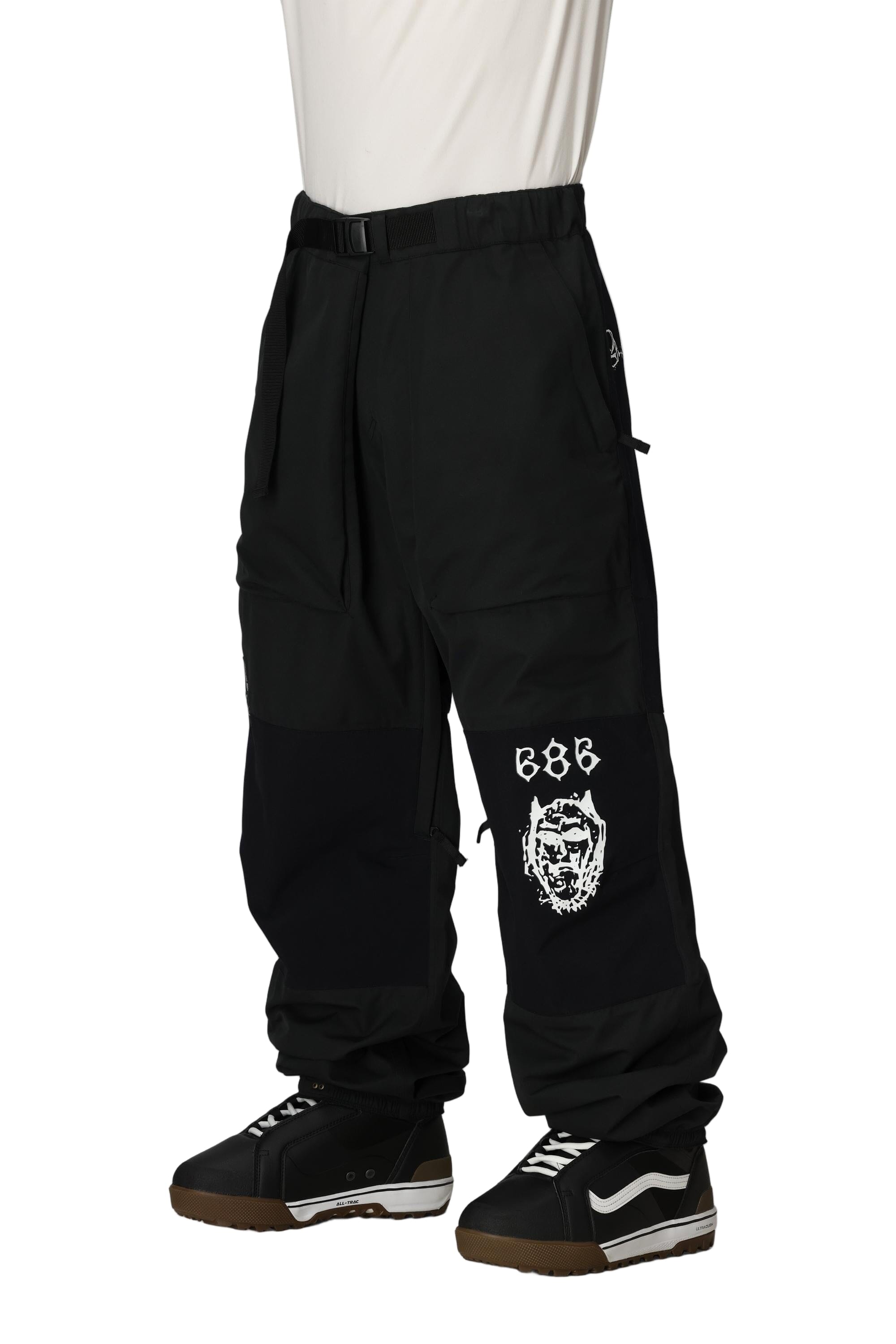 686 Ghost 2.5L Snow Pants Cooper Black 2026 – Freeride Boardshop