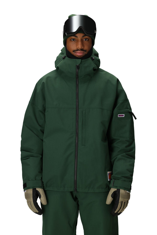 686 Dojo Snow Jacket Moss Green Ripstop 2026 Men's Snow Jackets 686 