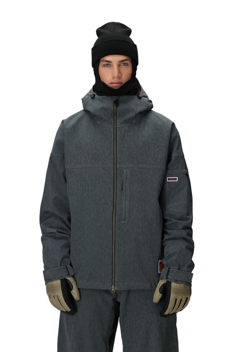 686 Dojo Snowboard Jacket Navy Denim 2026 Men's Snow Jackets 686 