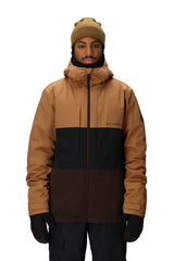 686 Smarty 3-In-1 Form Snowboard Jacket Caramel Colorblock 2026 Men's Snow Jackets 686 