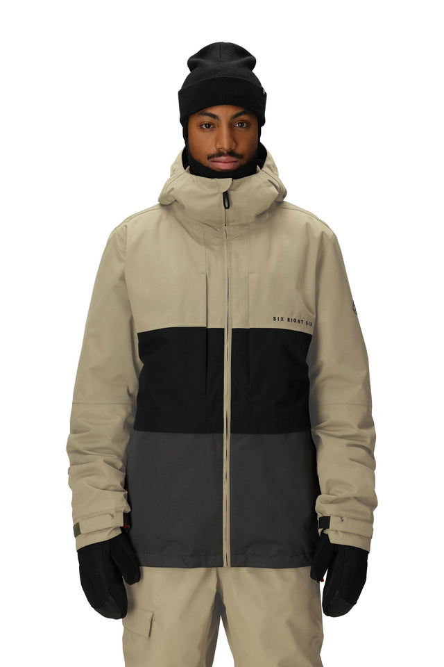 686 Smarty 3-In-1 Form Snow Jacket Sage Colorblock 2026 Men's Snow Jackets 686 