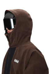 686 Ghost 2.5L Anorak Snow Jacket Coffee Corduroy 2026 Men's Snow Jackets 686 