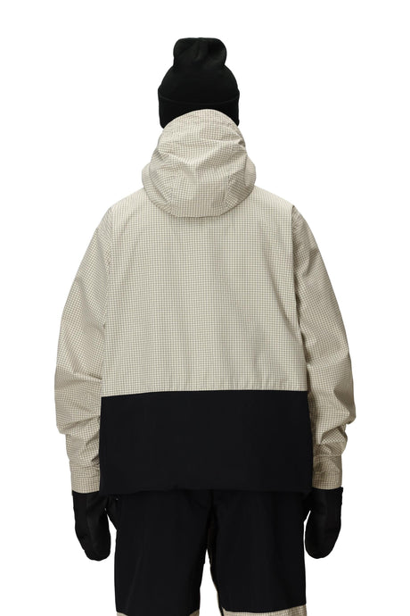 686 Ghost 2.5L Anorak Snowboard Jacket Limestone Ripstop 2026 Men's Snow Jackets 686 