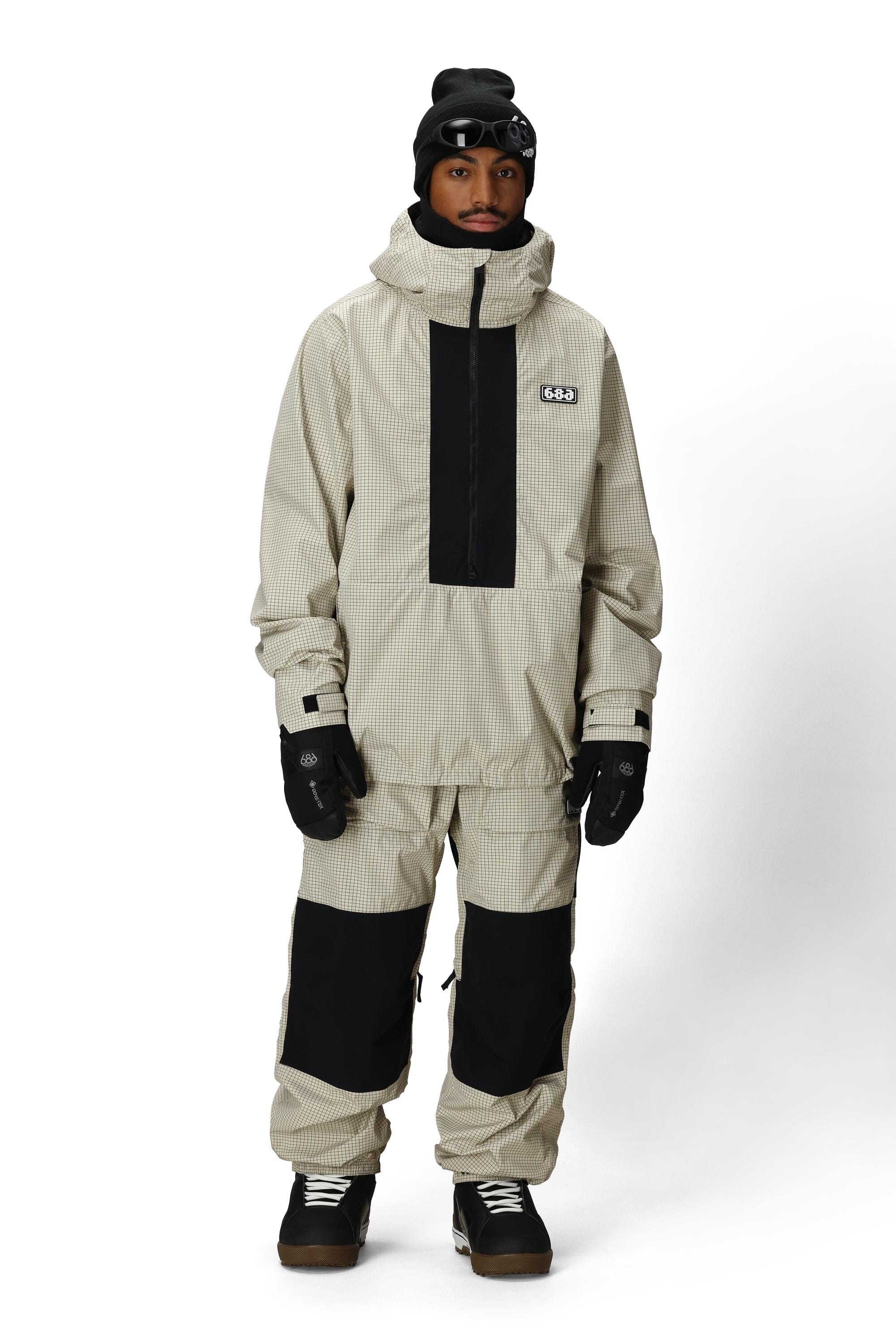686 Ghost 2.5L Anorak Snow Jacket Limestone Ripstop 2026 686 Ghost 2.5L Anorak Snow Jacket Limestone Ripstop 2026