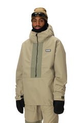 686 Ghost 2.5L Anorak Snowboard Jacket Sage Ripstop 2026 Men's Snow Jackets 686 