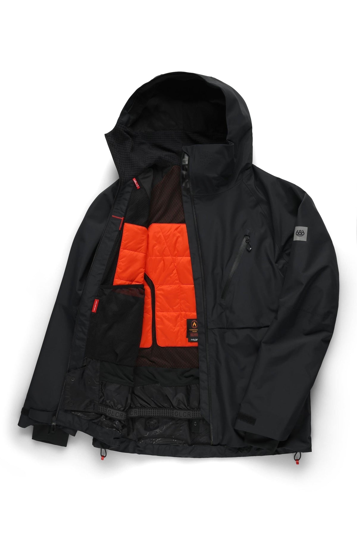 686 Hydra Thermagraph Snow Jacket Black 2027 Men's Snow Jackets 686 