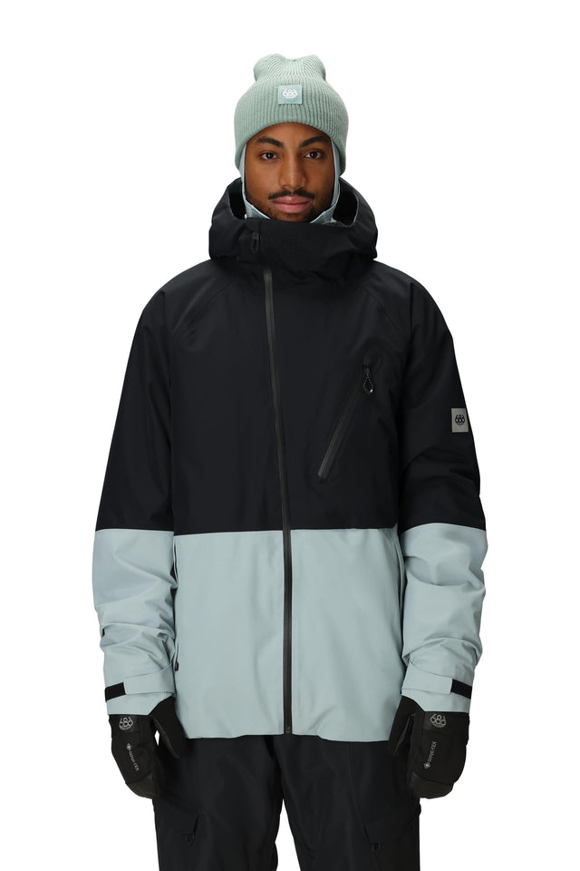 686 Hydra Thermagraph Snow Jacket Dusty Marine Colorblock 2026 Men's Snow Jackets 686 