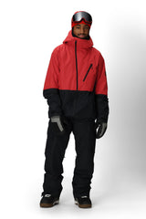 686 Hydra Thermagraph Snowboard Jacket True Red Colorblock 2026 Men's Snow Jackets 686 