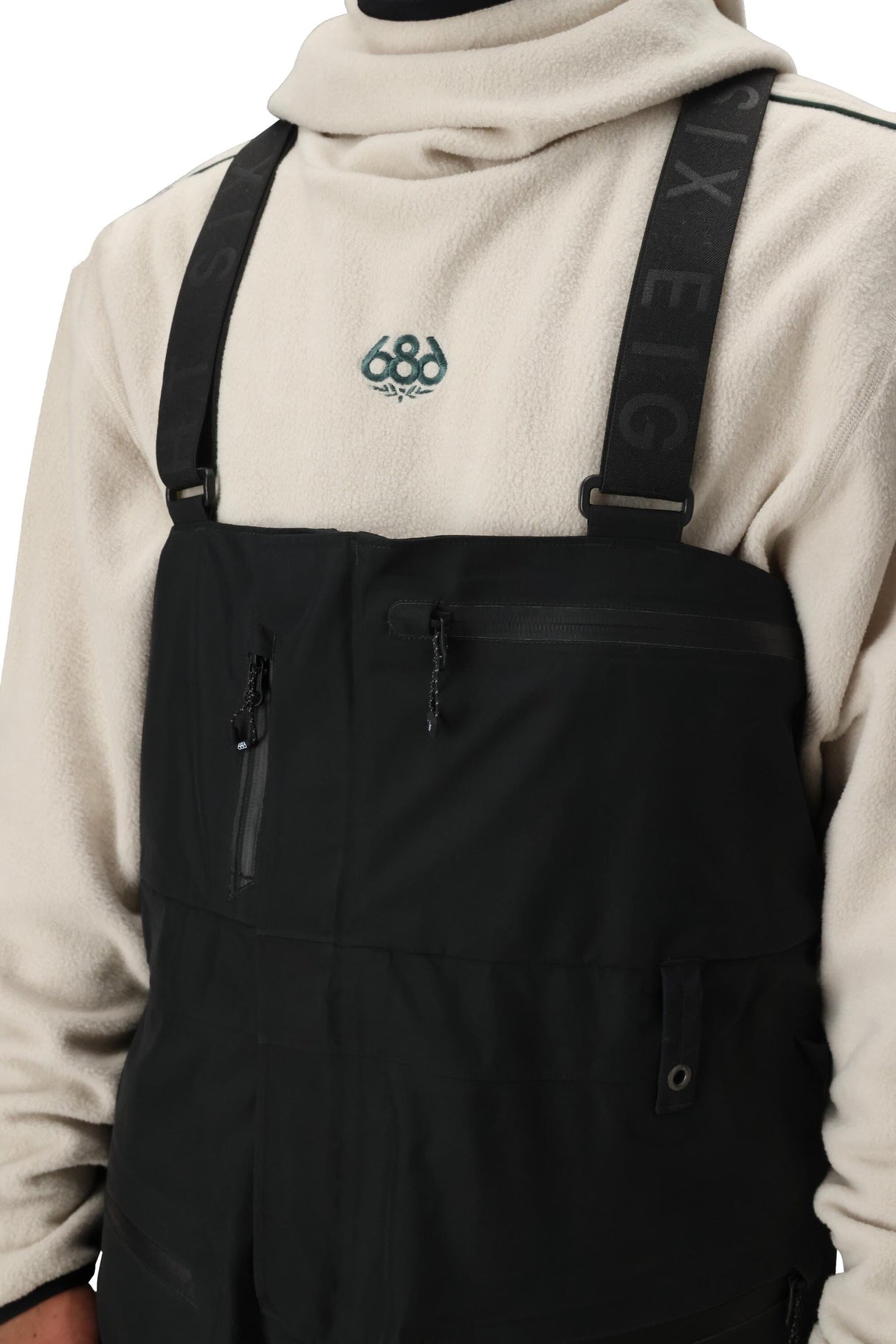 686 GORE-TEX 3L ATV Bib Snow Pants Black 2026 Men's Snow Bib Pants 686 