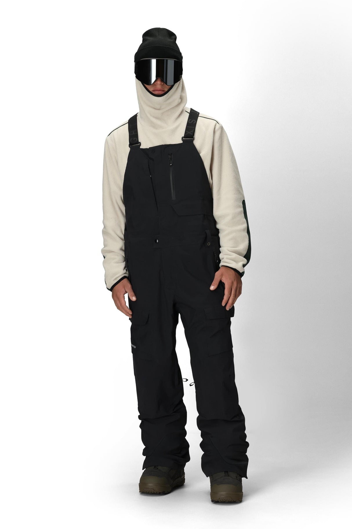 686 GORE-TEX Dispatch Shell Bib Snow Pants Black 2026 Men's Snow Bib Pants 686 
