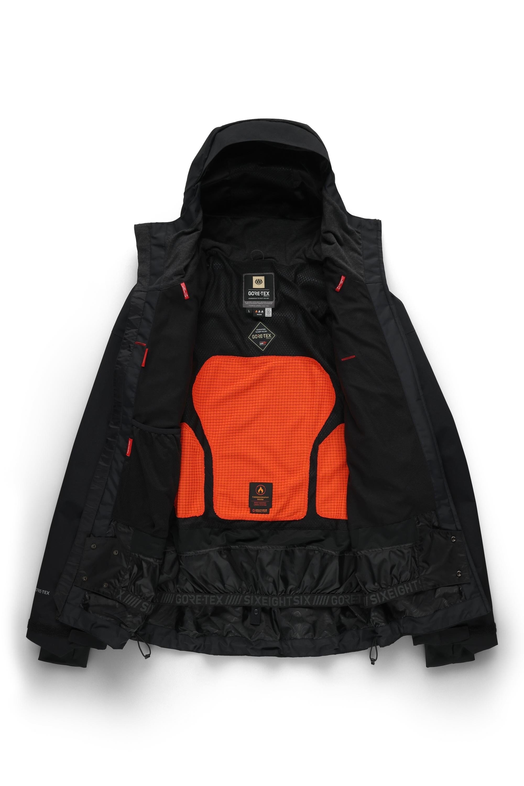 686 GORE-TEX GT Thermagraph Snow Jacket Black 2026 – Freeride