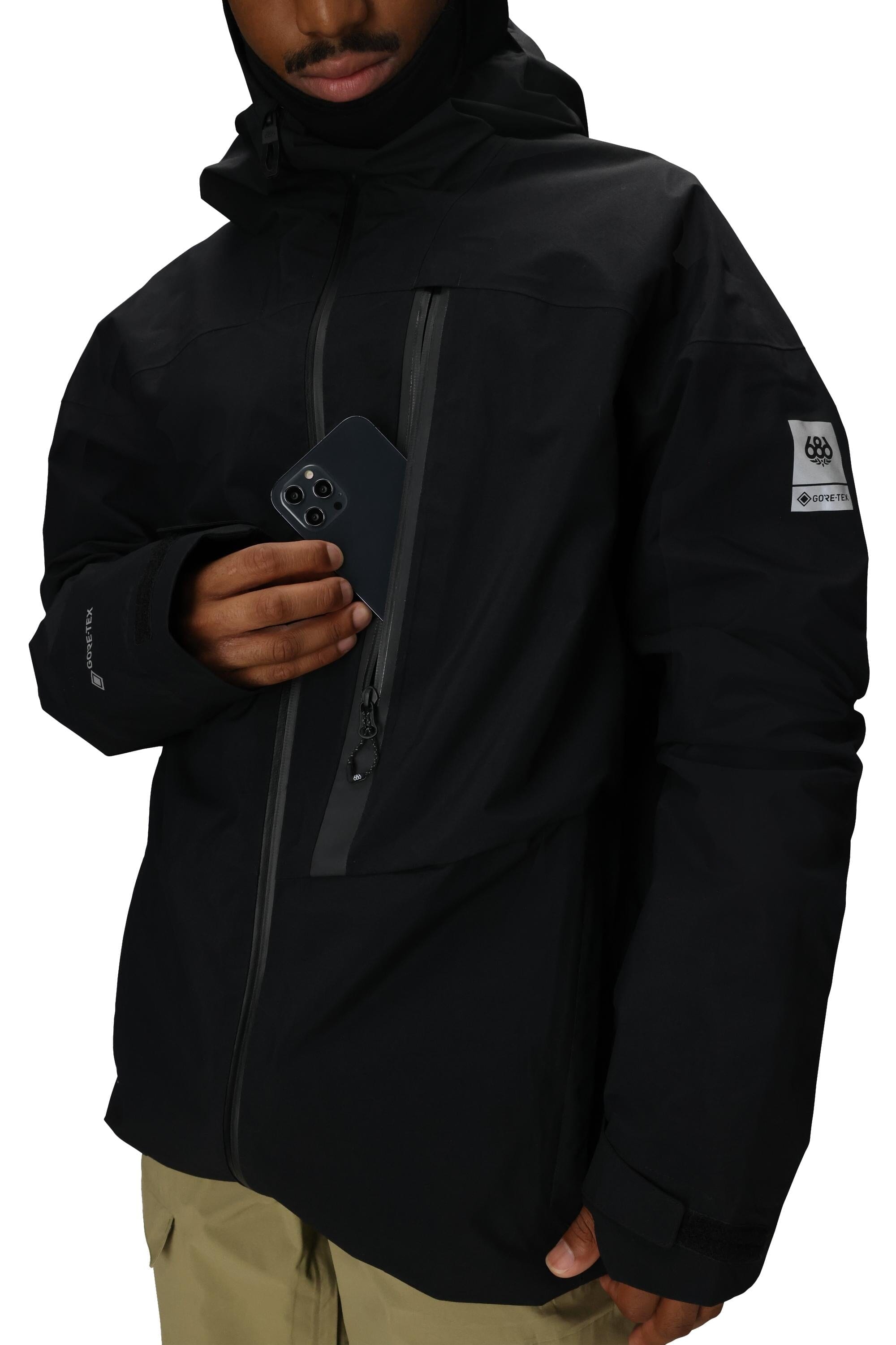 686 GORE-TEX GT Thermagraph Snow Jacket Black 2026 – Freeride