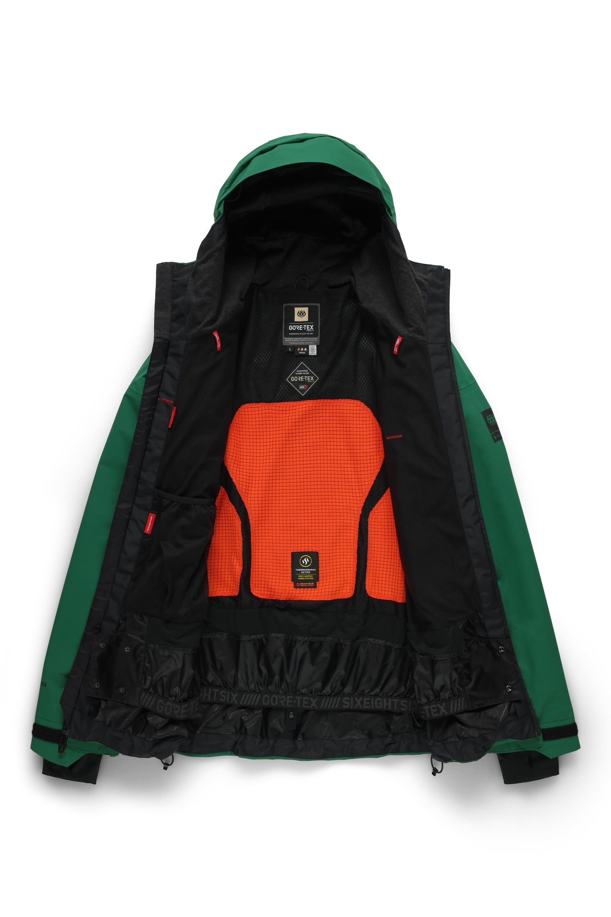 【Ma-got】 686 GORE-TEX GT Thermagraph Snow Jacket Emerald Green 2026