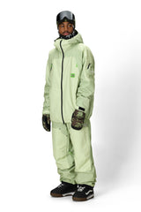 686 HUF Double H Shell Snowboard Jacket HUF Green Colorblock 2026 Men's Snow Jackets 686 