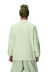 686 HUF Fleece Crewneck HUF Green Colorblock Men's Base Layers 686 
