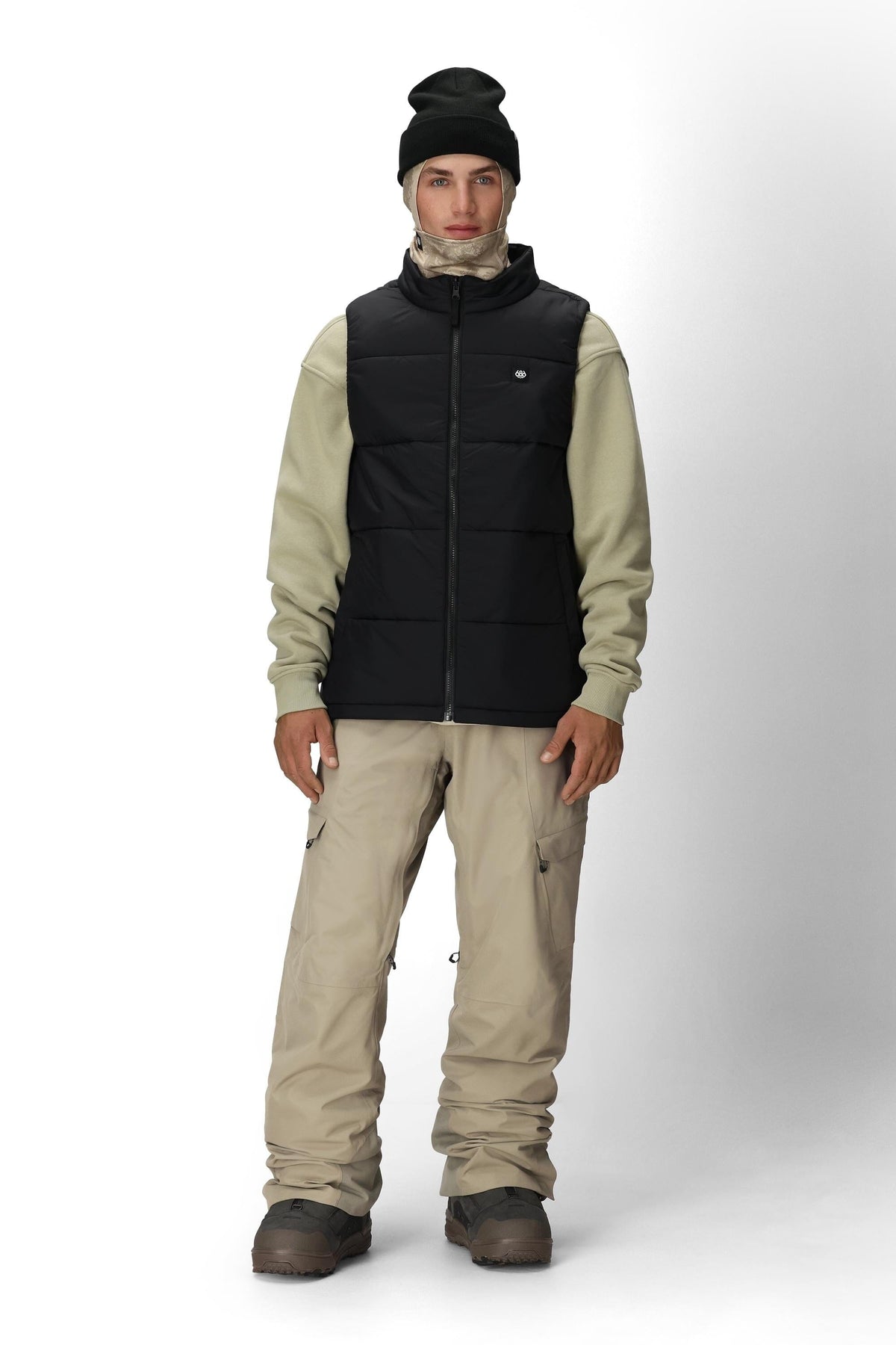 686 Rodeo Puffer Insulated Vest Black Men's Vests 686 