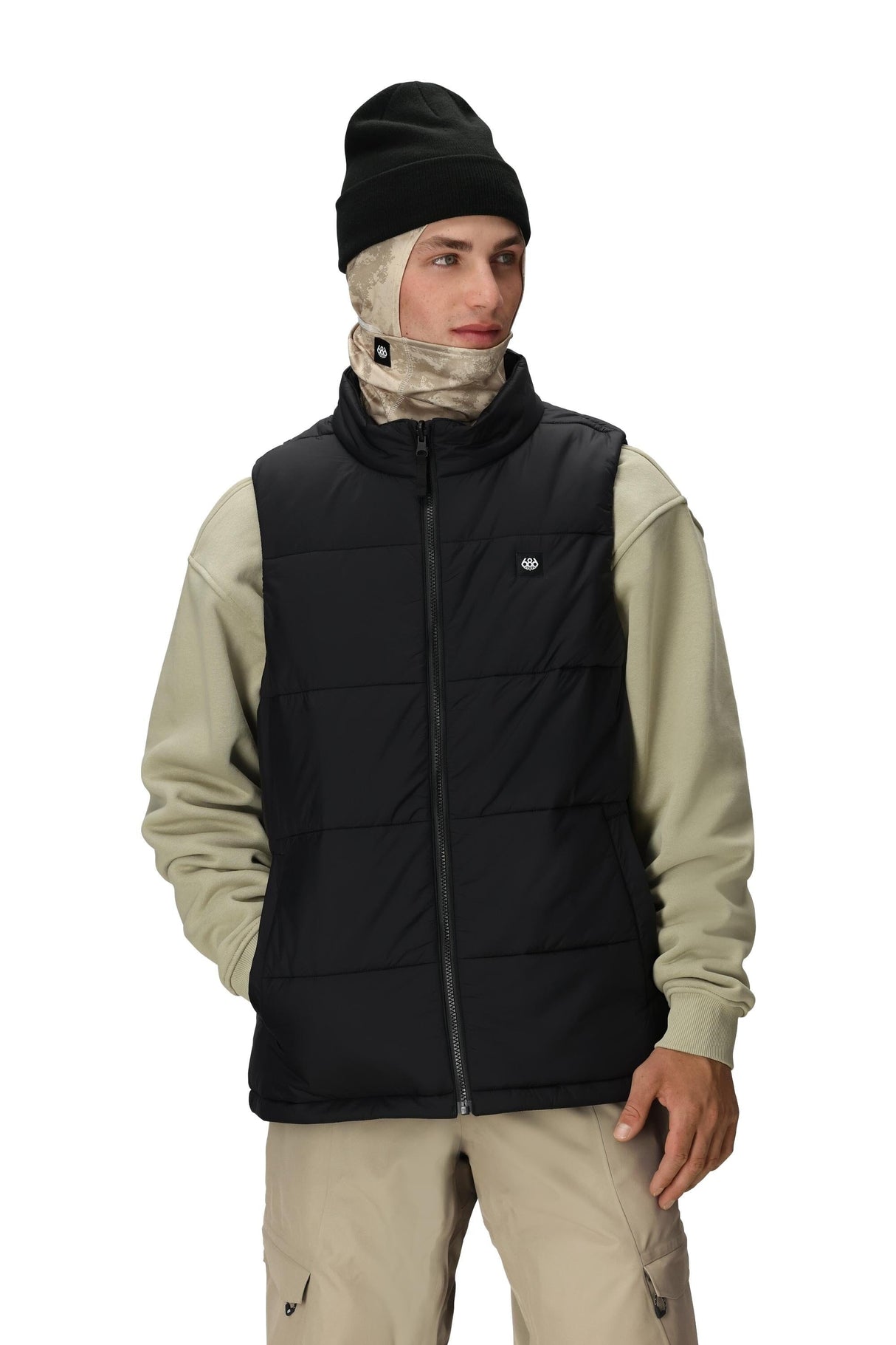 686 Rodeo Puffer Insulated Vest Black Men's Vests 686 