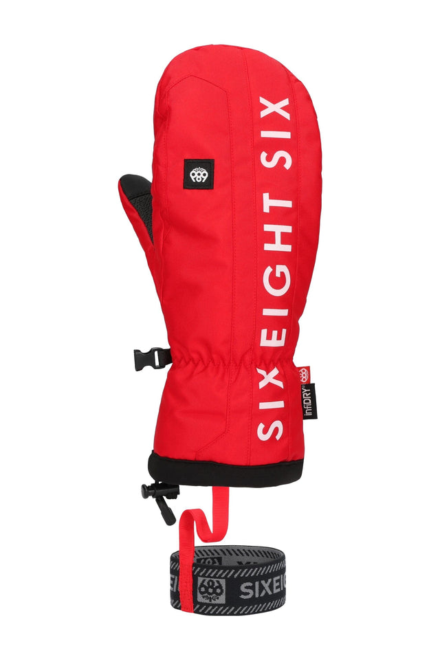 686 Team Merino Mitt True Red Men's Snow Mitts 686 