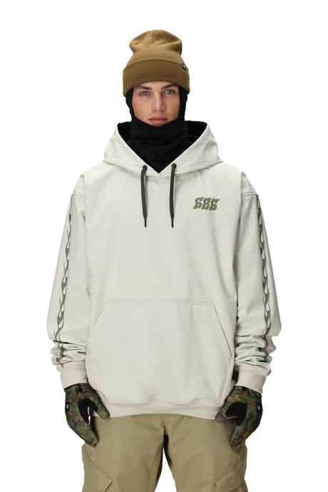 686 Waterproof Team Pullover Hoodie Limestone Men's Snow Jackets 686 