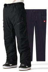 686 Smarty 3-In-1 Cargo Snowboard Pants Black 2026 Men's Snow Pants 686 