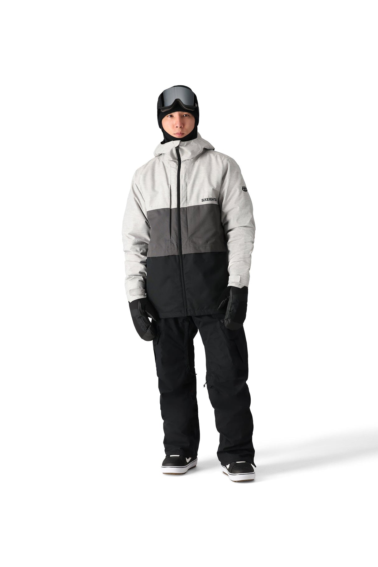 686 Smarty 3-In-1 Cargo Snowboard Pants Black 2026 Men's Snow Pants 686 