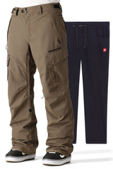 686 Smarty 3-In-1 Cargo Snowboard Pants Tobacco 2026 Men's Snow Pants 686 