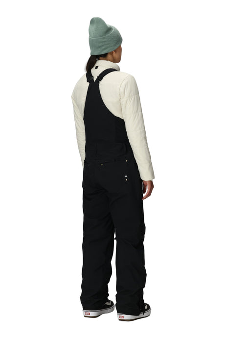 686 Women's Black Magic Insulated Bib Snow Pants Black 2026 Women's Snow Bib Pants 686 