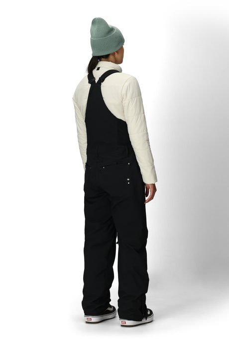 686 Women's Black Magic Insulated Bib Snow Pants Black 2027 Women's Snow Bib Pants 686 