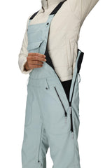 686 Women's Black Magic Insulated Bib Snow Pants Dusty Marine Dobby 2026 Women's Snow Bib Pants 686 