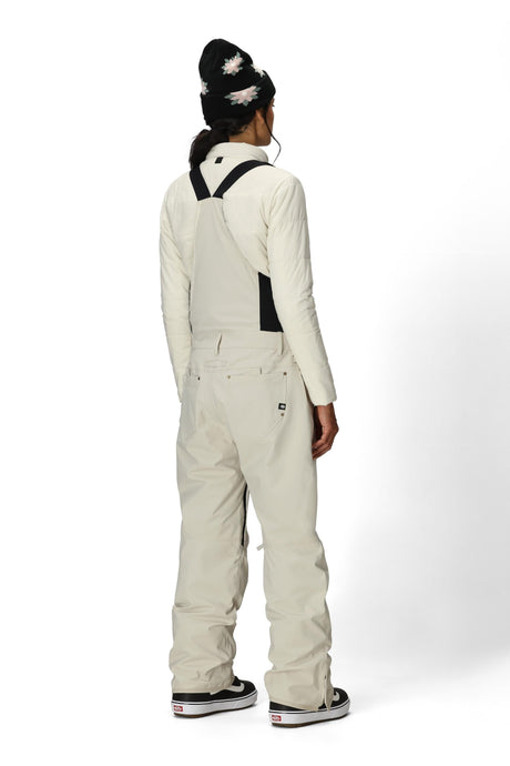 686 Women's Black Magic Insulated Bib Snow Pants Limestone 2027 Women's Snow Bib Pants 686 