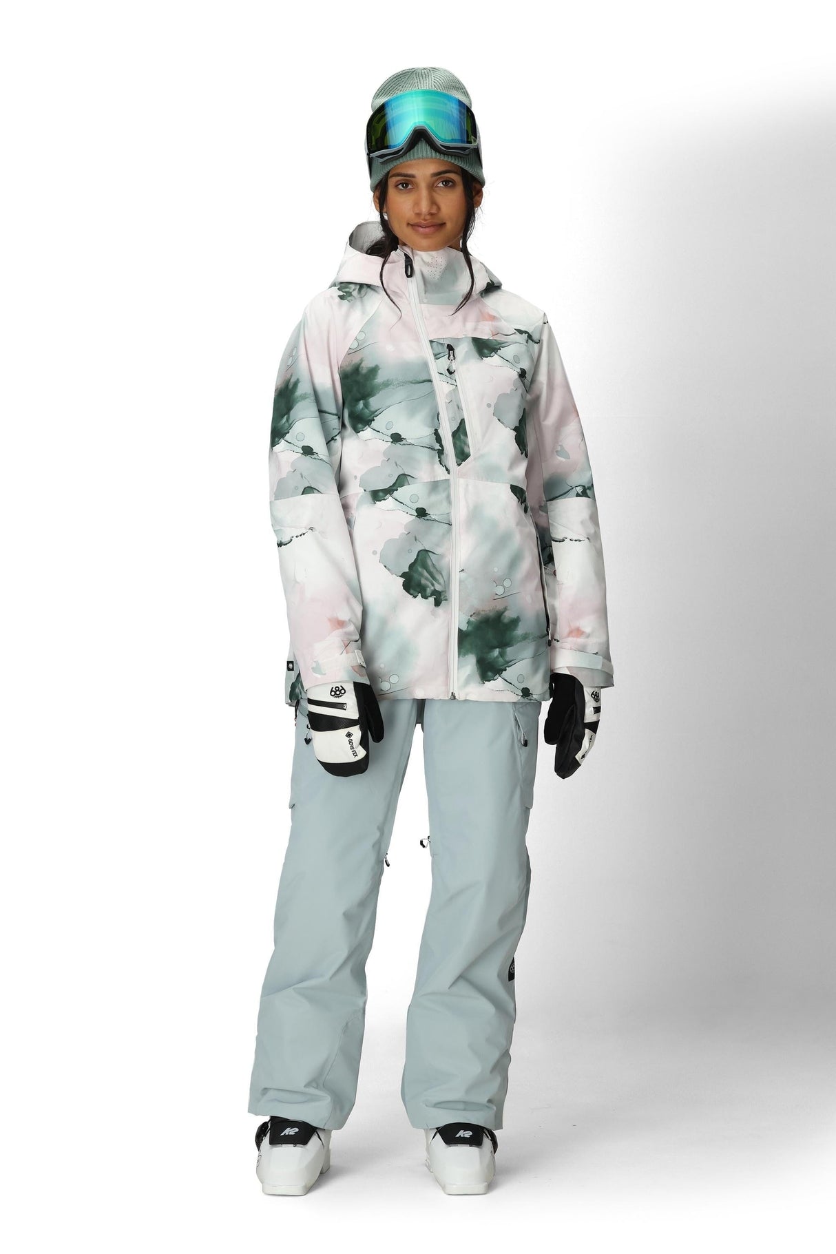 686 Women's Geode Thermagraph Snow Pants Dusty Marine 2026 Women's Snow Pants 686 