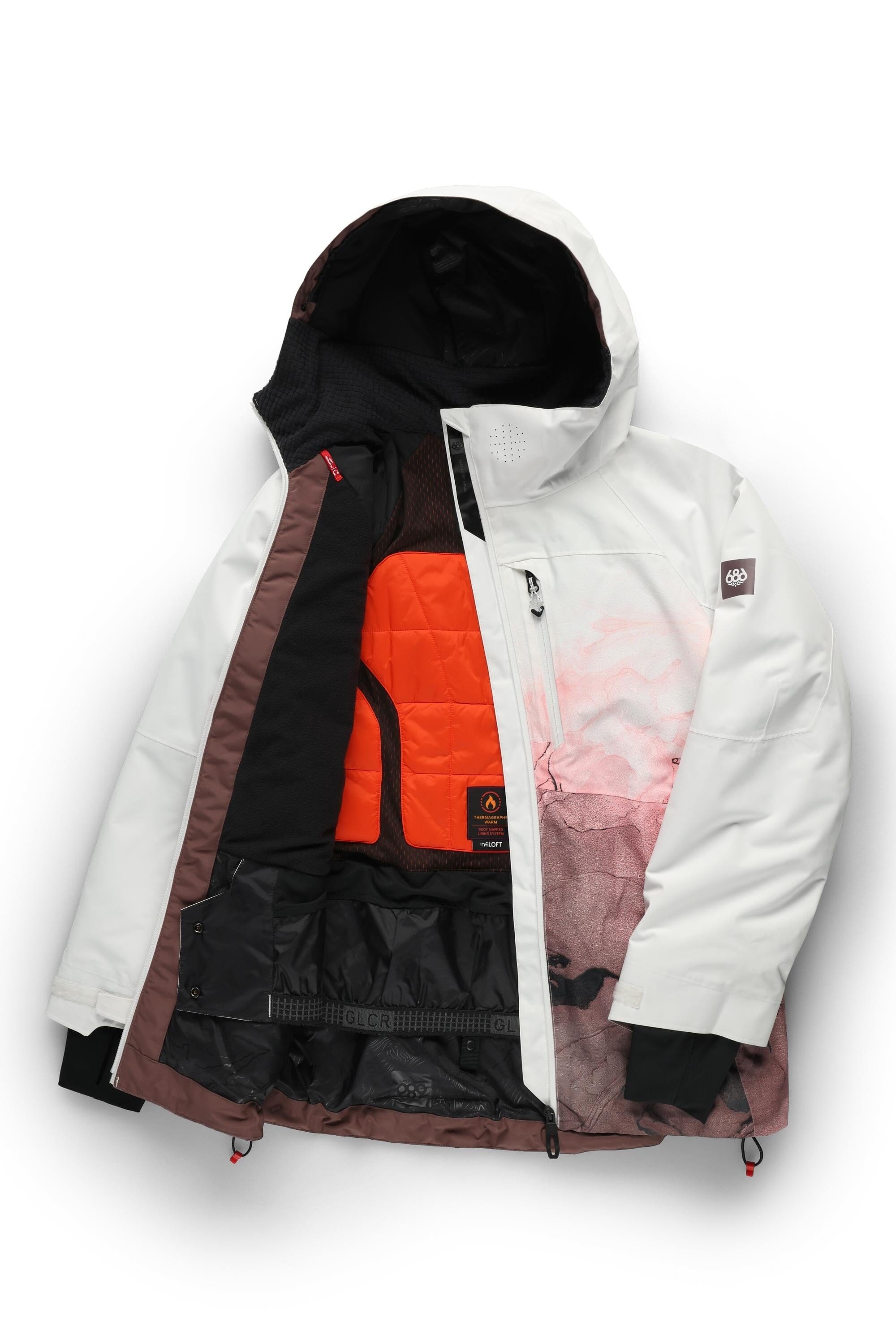 686 Women's Hydra Thermagraph Snow Jacket Peppercorn Cloudbreak 2026 Women's Snow Jackets 686 