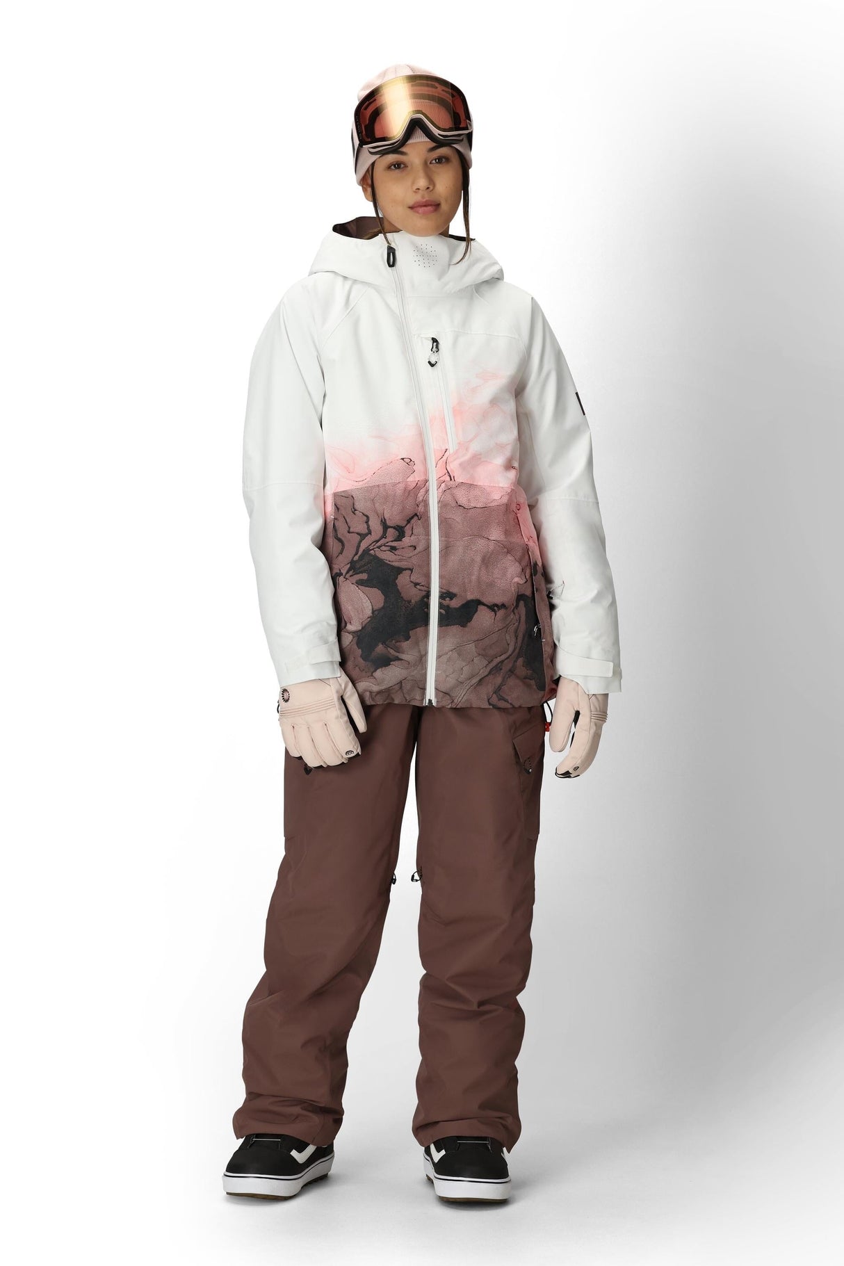 686 Women's Hydra Thermagraph Snow Jacket Peppercorn Cloudbreak 2026 Women's Snow Jackets 686 