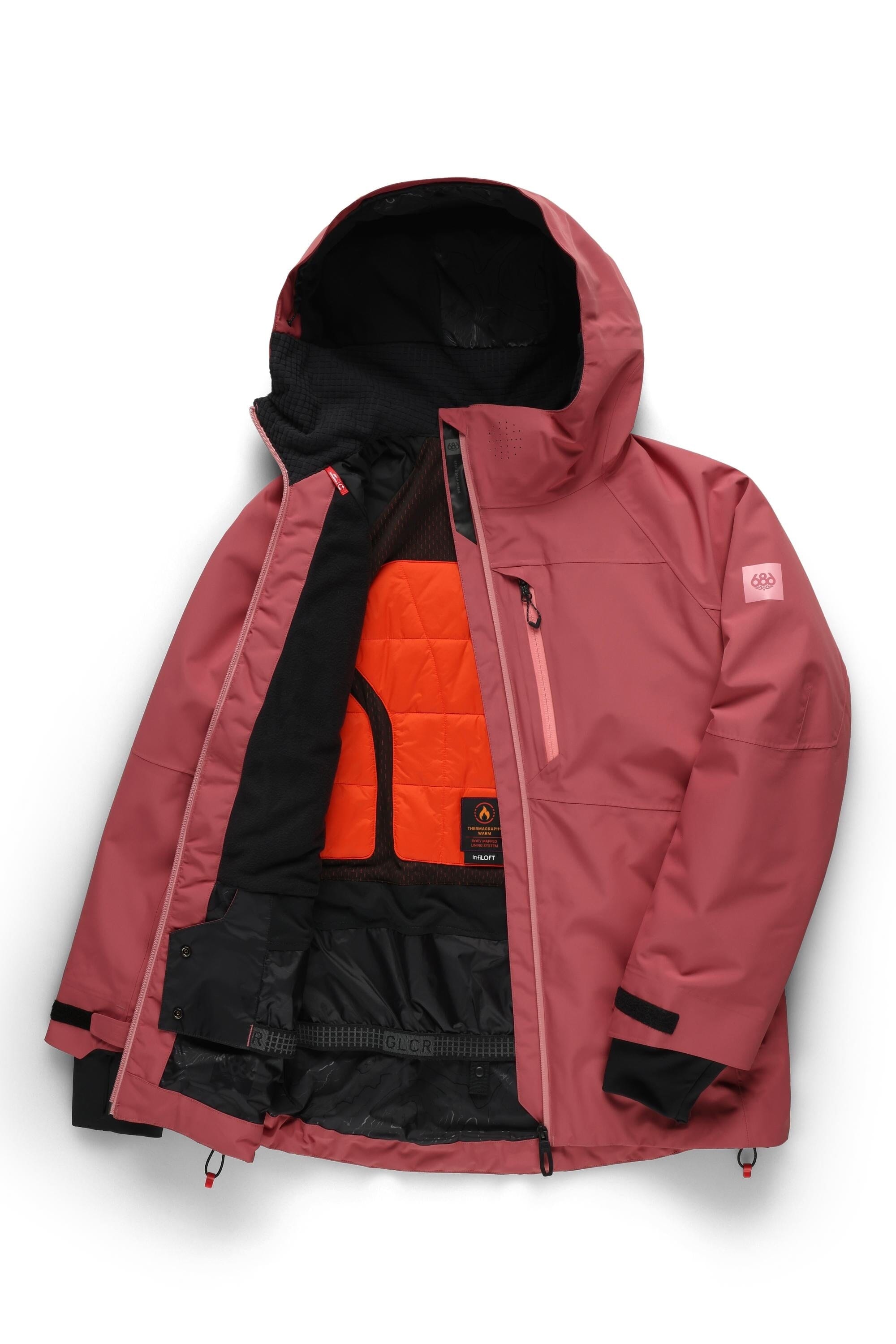 686 Women's Hydra Thermagraph Snow Jacket Rosewood 2026 Women's Snow Jackets 686 