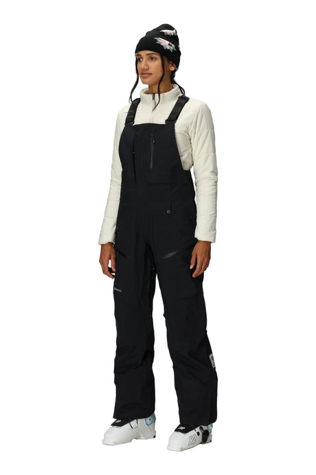 686 Women's GORE-TEX Dispatch Shell Bib Snow Pants Black 2026 Women's Snow Bib Pants 686 