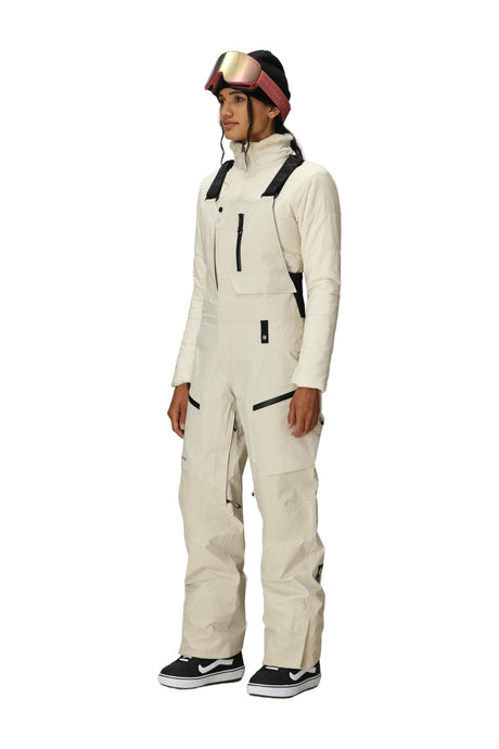 686 Women's GORE-TEX Dispatch Shell Bib Snow Pants Limestone 2026 Women's Snow Bib Pants 686 