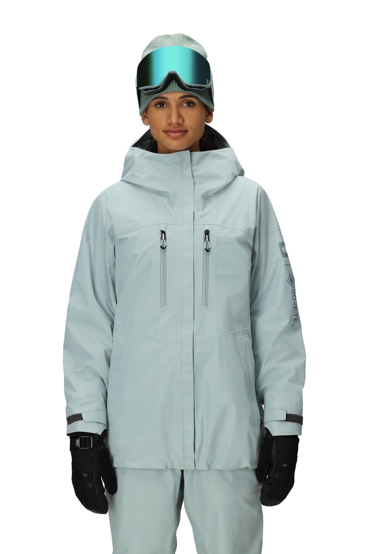 686 Women's GORE-TEX Skyline Thermagraph Snow Jacket Dusty Marine 2026 Women's Snow Jackets 686 