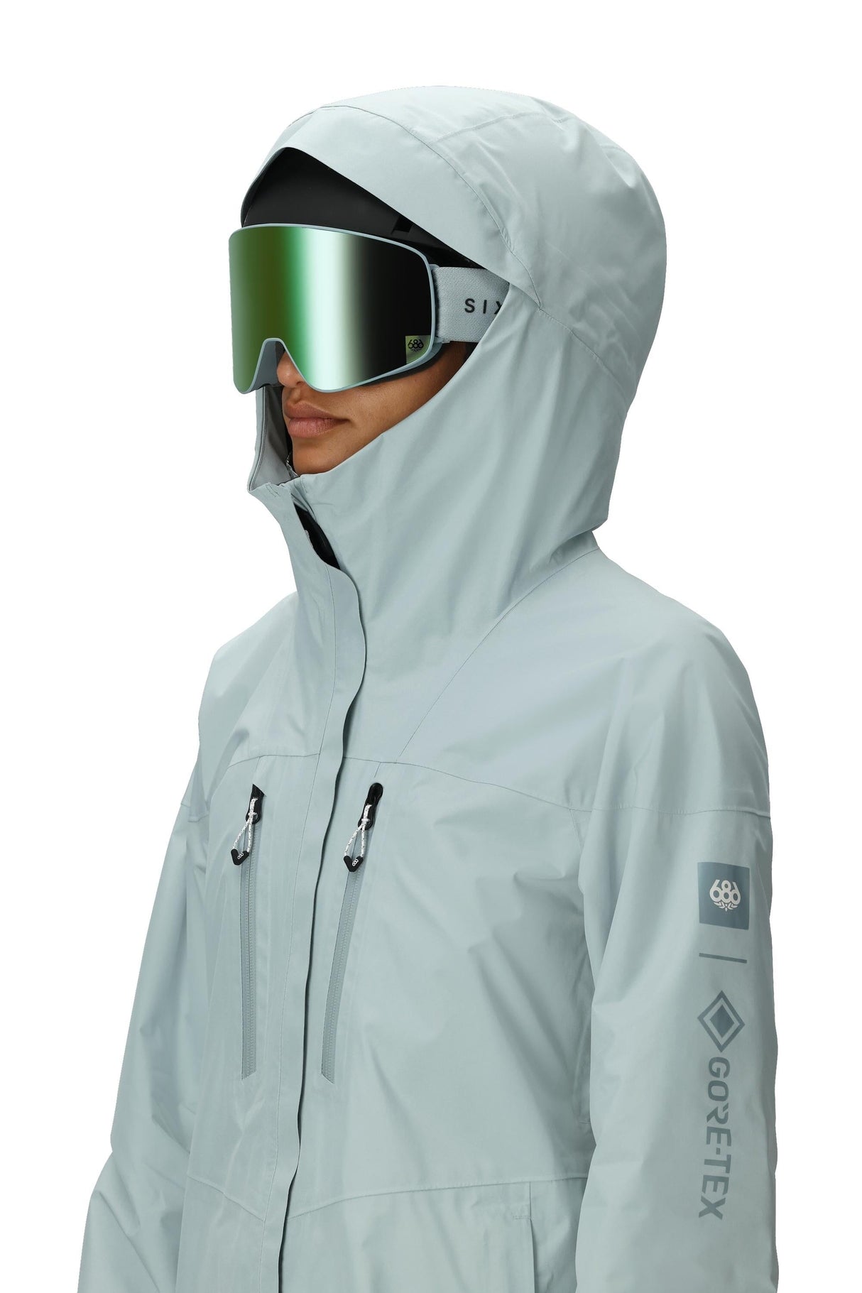 686 Women's GORE-TEX Skyline Thermagraph Snow Jacket Dusty Marine 2026 Women's Snow Jackets 686 
