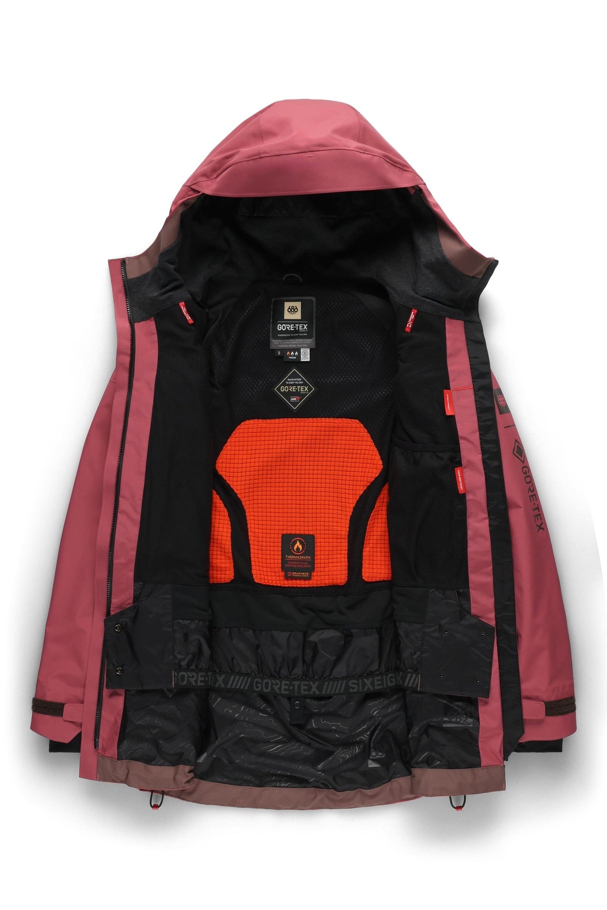686 Women's GORE-TEX Skyline Thermagraph Snow Jacket Rosewood 2026 Women's Snow Jackets 686 