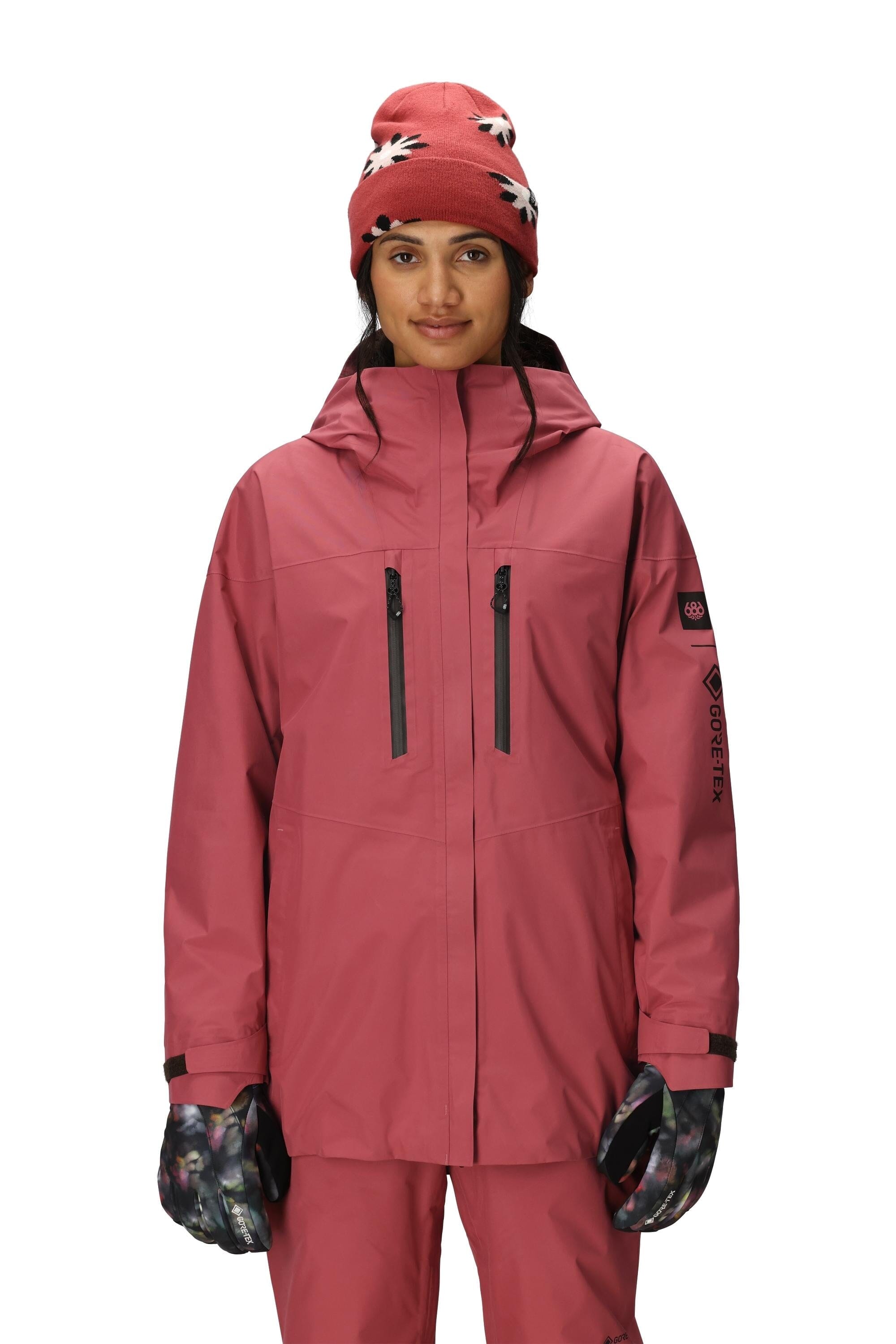 686 Women's GORE-TEX Skyline Thermagraph Snow Jacket Rosewood 2026 Women's Snow Jackets 686 