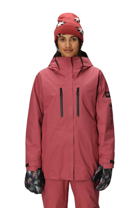686 Women's GORE-TEX Skyline Thermagraph Snow Jacket Rosewood 2026 Women's Snow Jackets 686 