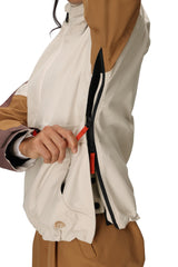 686 Women's Outline Shell Anorak Snow Jacket Limestone Colorblock 2026 Women's Snow Jackets 686 