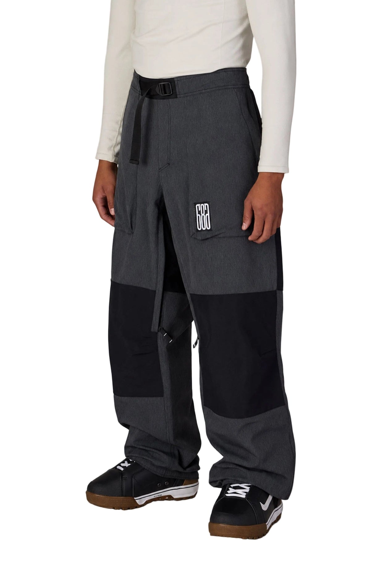 686 Ghost 2.5L Anorak Snow Pants Black Denim 2027 Men's Snow Pants 686 