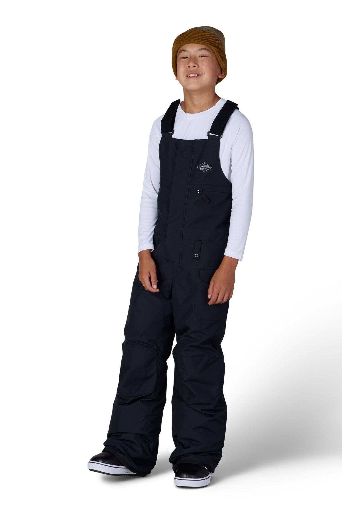 686 Youth Frontier Insulated Bib Snow Pants Black 2027 Youth Snow Pants 686 