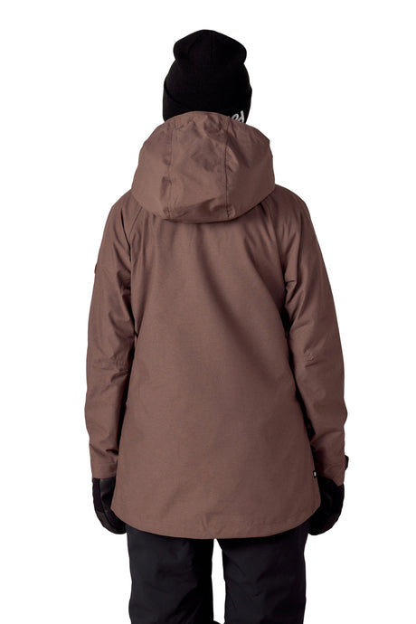 686 Women's Smarty 3-In-1 Spellbound Snow Jacket Peppercorn Dobby 2026 Women's Snow Jackets 686 