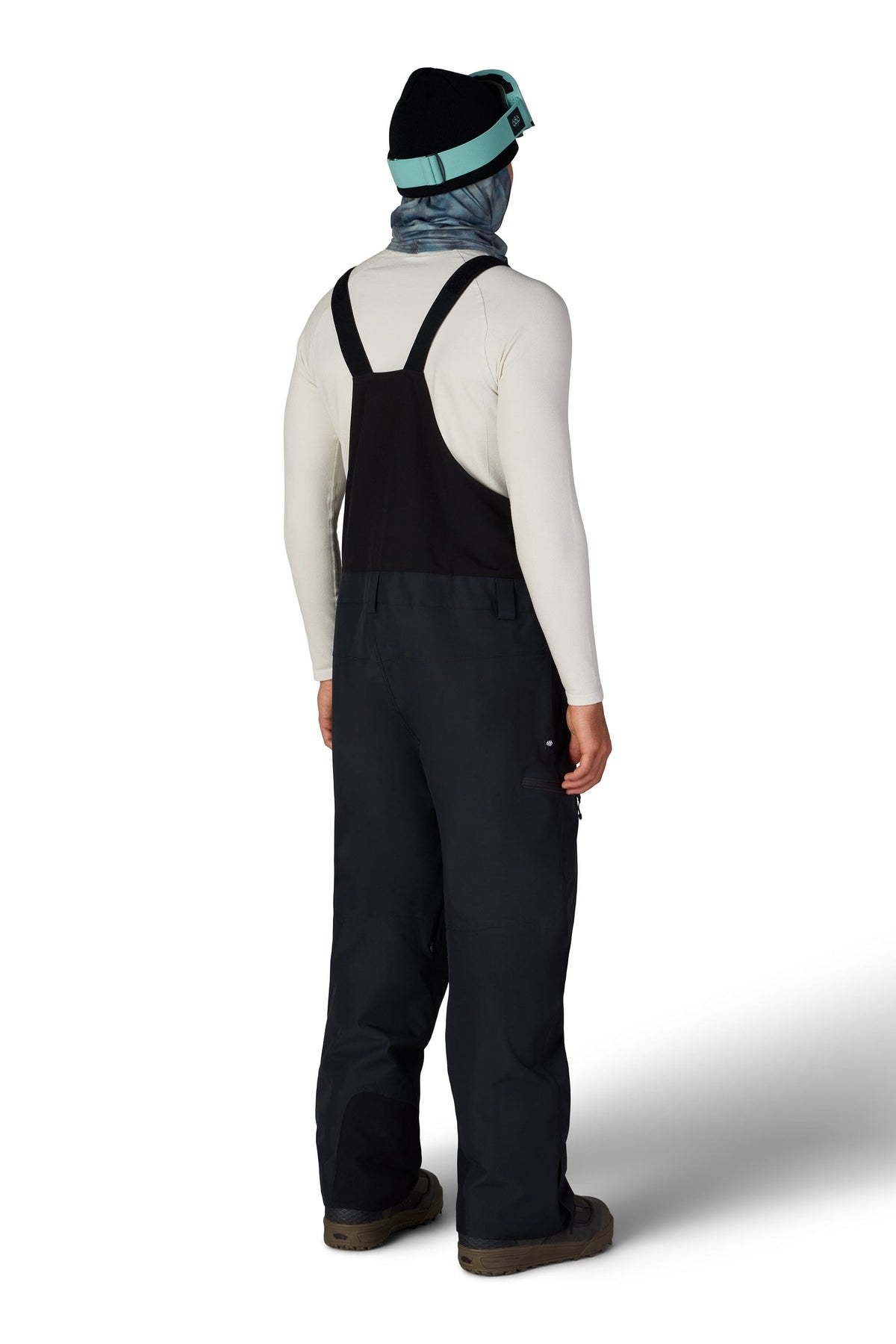 686 Lockup Shell Bib Snow Pants Black 2027 Men's Snow Bib Pants 686 