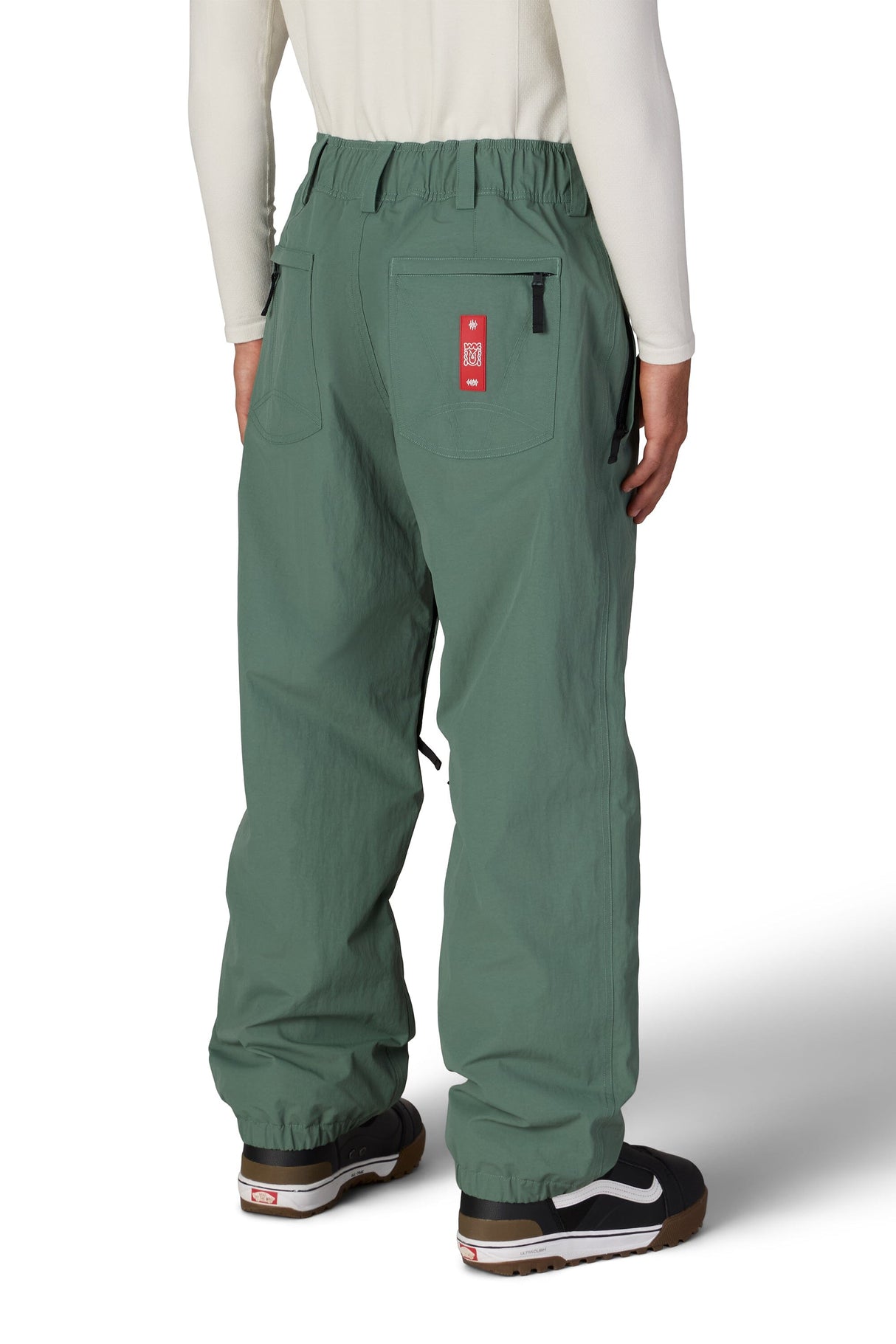 686 Dojo Shell Snow Pants Faded Green Crinkle 2027 Men's Snow Pants 686 