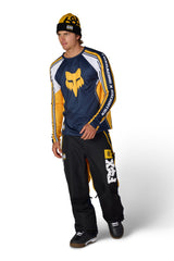 686 Fox Racing Base Layer Top Fox Yellow Colorblock Men's Base Layers 686 